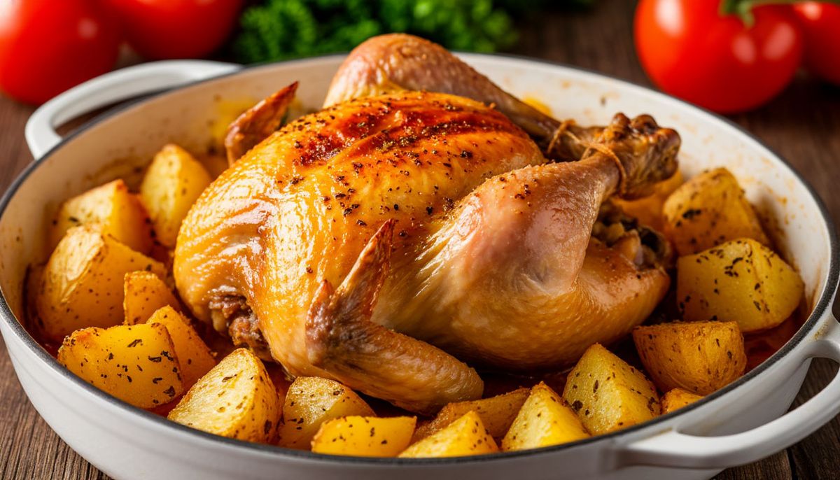 Запечённая курица с картофелем: идеальный выбор для любого стола