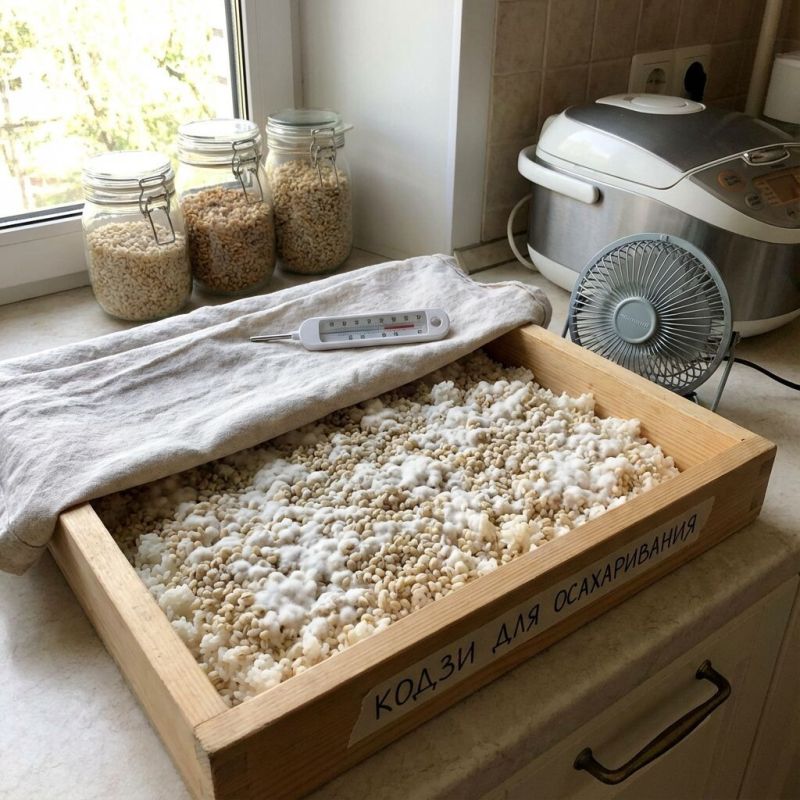 Как вырастить кодзи в домашних условиях для уникальных ферментационных экспериментов