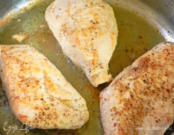 Сливочная курица со шпинатом