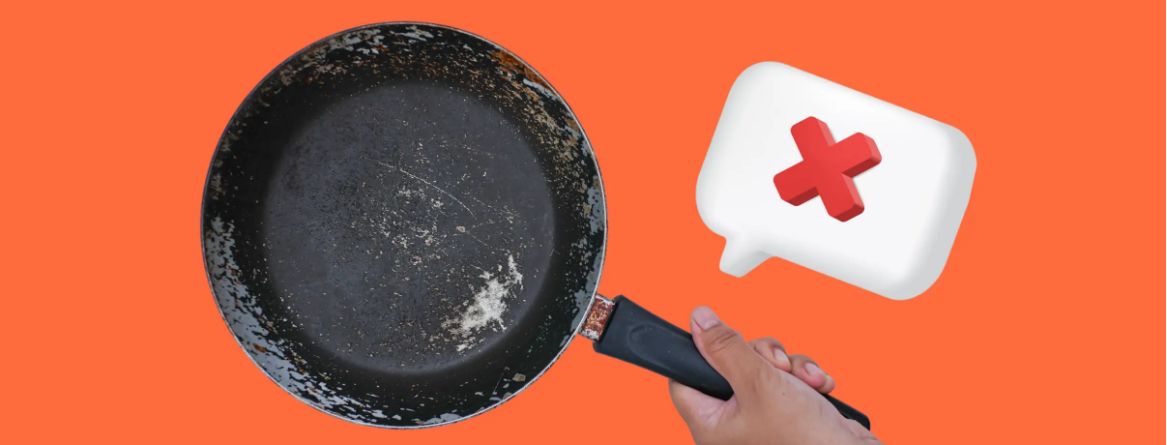 Что делать с царапинами на антипригарной посуде: ваши действия