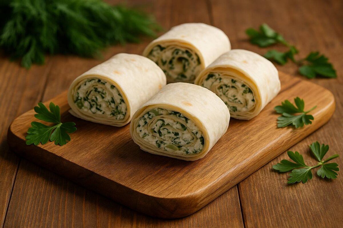 Летние рулетики за 10 минут: быстро, вкусно и без плиты