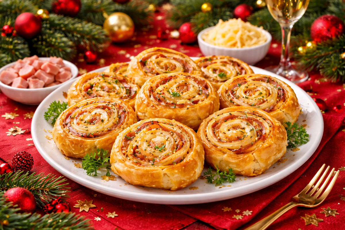 Закуски из слоеного теста на Новый год: 5 хрустящих рецептов, которые пропадают первыми