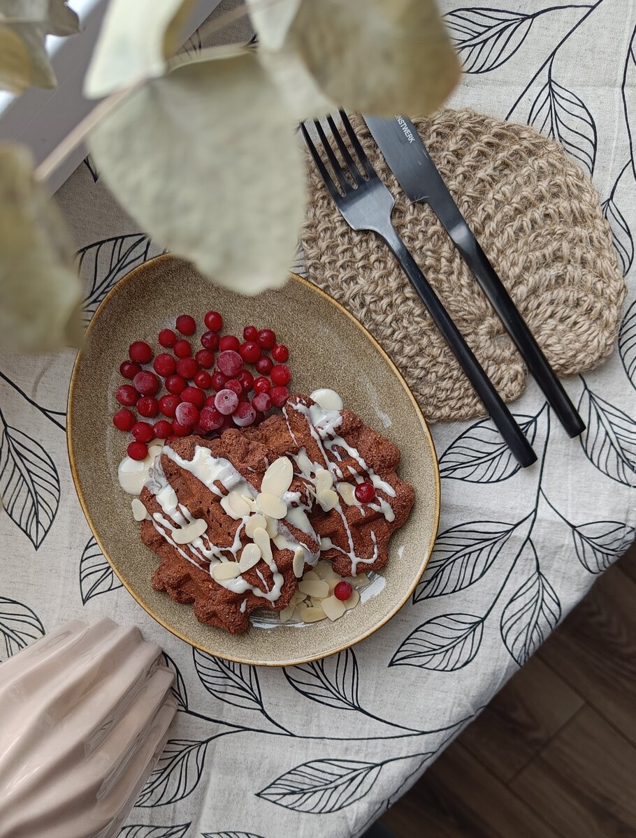 Вкусные вафли без угрызений совести: апельсин, шоколад и кокос