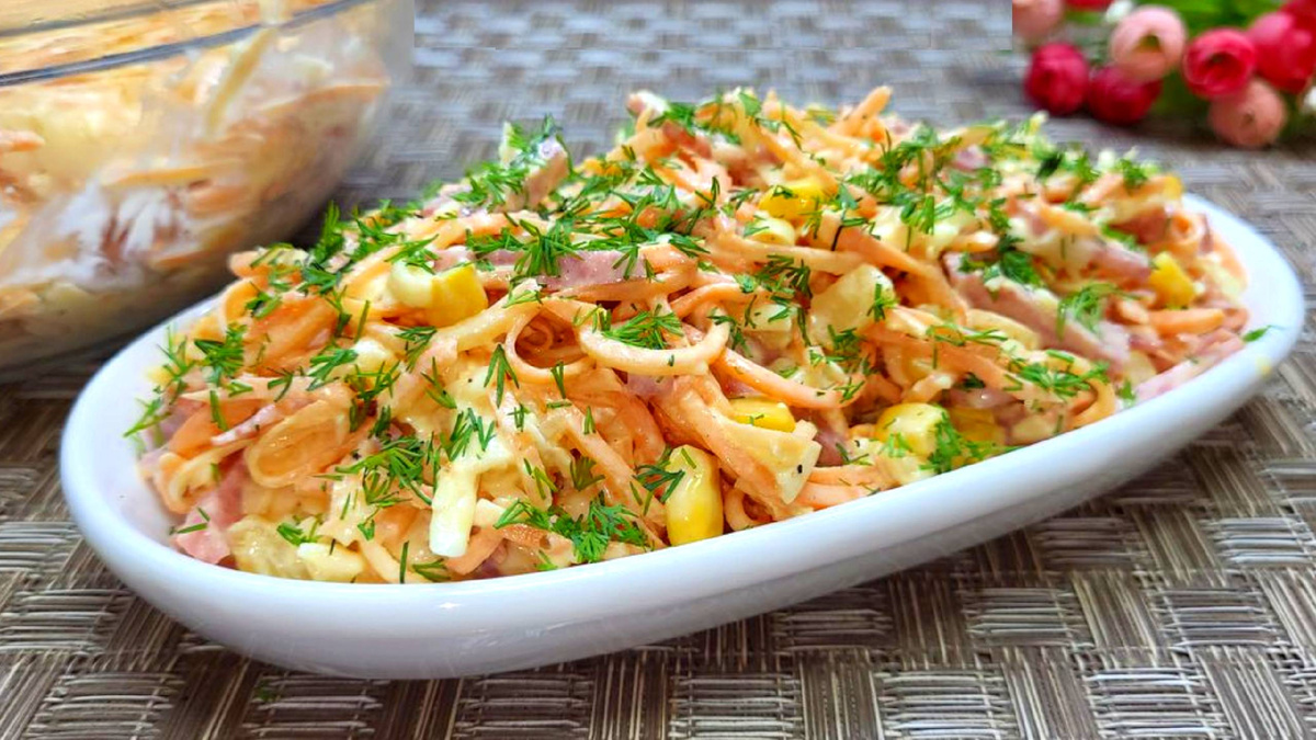 Салат за пять минут, который удивит гостей