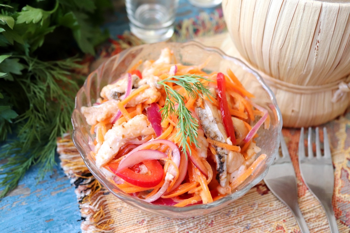 Как приготовить аппетитный хе из щуки с овощами