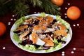 Удивительный салат с куриной грудкой и нотками клементина