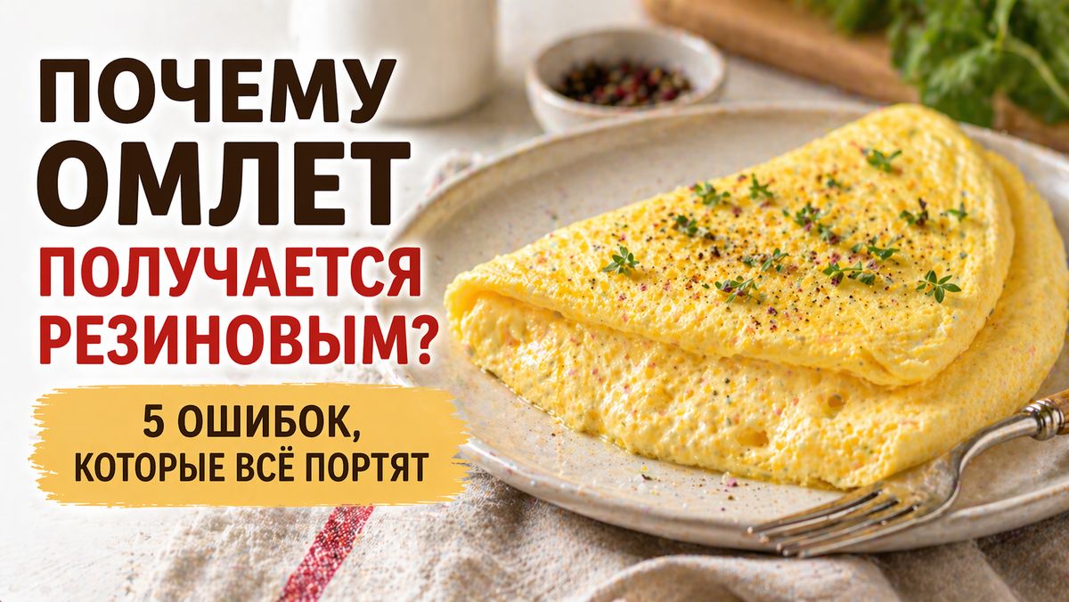 Как приготовить нежный омлет: секреты идеального завтрака